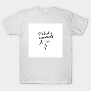 The One and Only Lettering T-Shirt